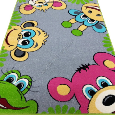 Детский ковер Agnella Funky Top Tig graphite