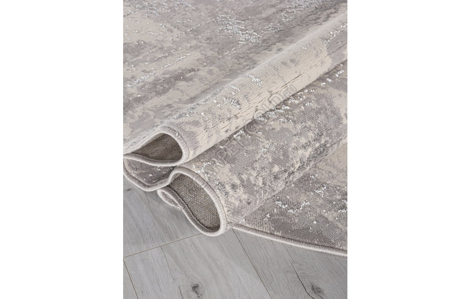 Ковер F169 - CREAM-GRAY - Овал - коллекция LIMAN