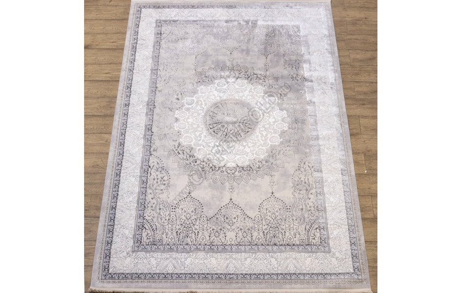 КОВРЫ ДИЗАЙН N891A ЦВЕТ WHITE / GRAY2 Prado